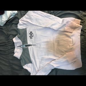 VS pink half zip up